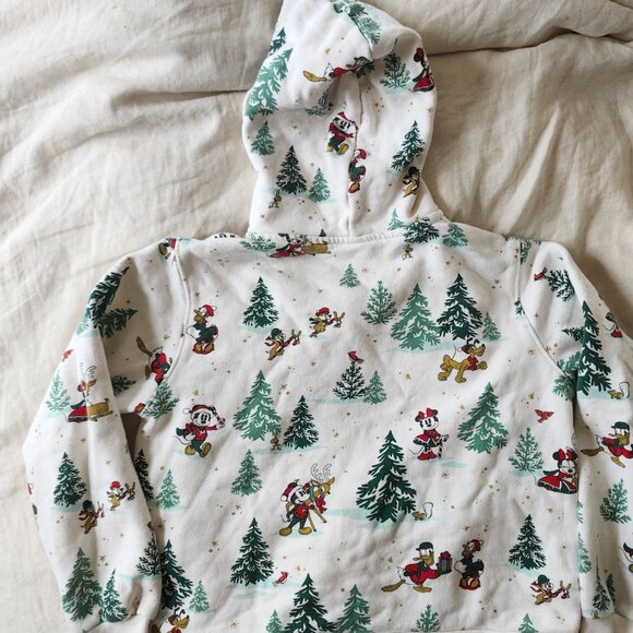 2022 Disney Parks Mickey & Friends Holiday Chritmas Zip Up Hoodie Jacket Size M - Picture 7 of 7